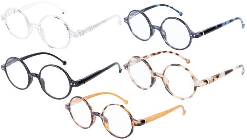 Runde retro lesebrille - -, /