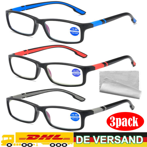 3er set lesebrille lesehilfe - 3er,