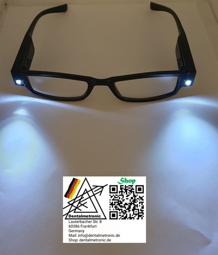 Led brille lesebrille - led,