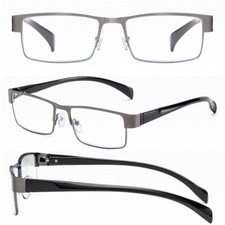 2x Herren Metall Rechteck