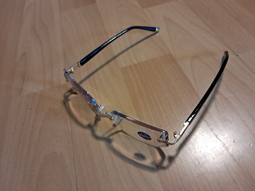 Brille schwarz ohne - +2.0,
