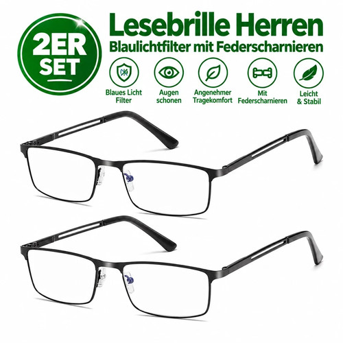 Lesebrille herren 2er set - lesebrille,
